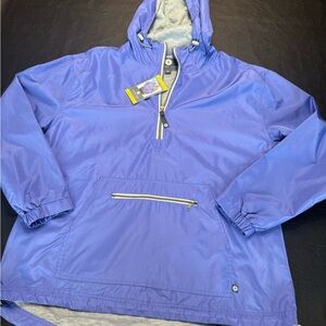 Lauren James Water-Resistant Pullover Jacket – Medium – NWT, Periwinkle